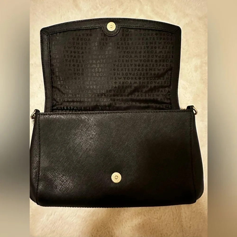 Kate Spade New York Greer Laurel Way Black Crossbody Purse